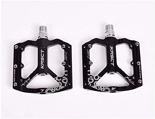 Mountain Bike Pedal : YZ Bike Pedal, Bicycle Pedals, Mountain Bike Pedals Palin Bearing Pedals Bicycle Accessories Suitable for Mountain Bike Road Vehicles Folding Etc, Black