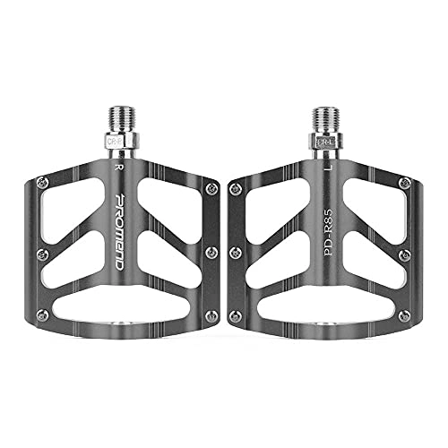 Mountain Bike Pedal : YZGSBBX Mountain bike pedal aluminum alloy 3 bearing pedal bicycle accessories Pedals (Color : Silver)