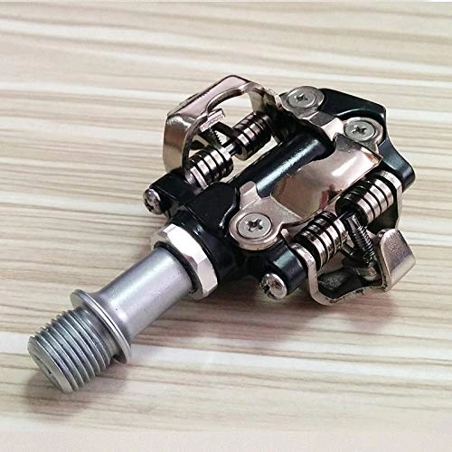 Mountain Bike Pedal : YZGSBBX Mountain bike pedal self locking bicycle pedal lock plate exercise bike pedal Pedals (Color : PD-M101)