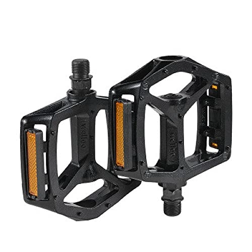 Mountain Bike Pedal : YZGSBBX Pedals Mountain Bike Bearing Pedals Folding Bicycle Road Bike All Aluminum Pedals Pedals (Color : B249 black)