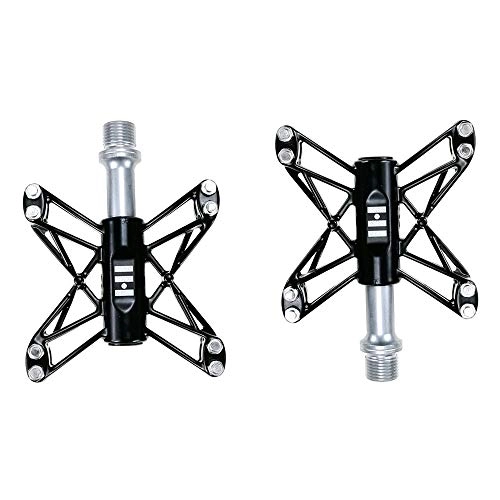 Mountain Bike Pedal : YZT QUEEN Bicycle Pedal, Magnesium Alloy Lightweight Bearing Road Bike Pedals 9 / 16 Inch Mountain Bike Pedals