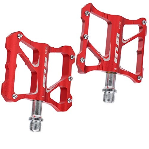 Mountain Bike Pedal : Z&X Aluminum Alloy Bicycle Pedal For Mountain Bike Folding Road BicycleRed Lightweight Non-Slip