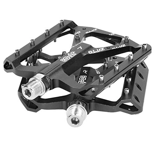 Mountain Bike Pedal : Z&X Mountain Bicycle Pedals Aluminum Alloy Road Flat Bicycle Pedals 9 / 16" MTB BMX Cruiser Bike Lightweight Non-Slip