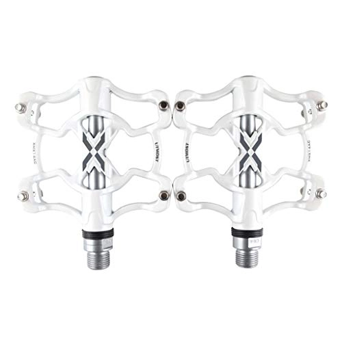 Mountain Bike Pedal : ZDDN Mountain Bike Pedals9 / 16" Spindle Ultra-light Non-slip CNC Machined Aluminum Alloy Body Sealed Bearings Unisex (color : C)