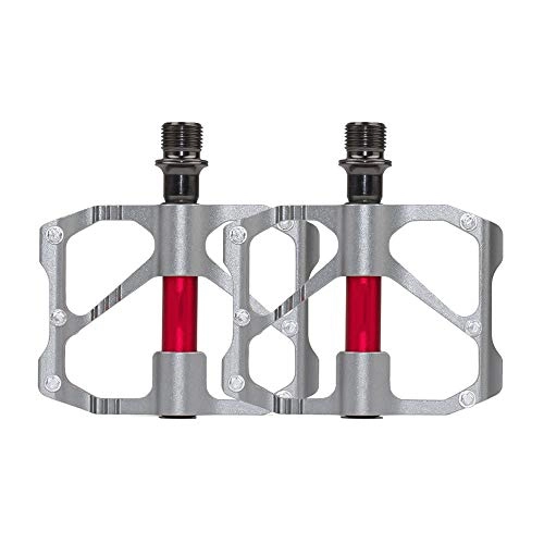 Mountain Bike Pedal : ZED- Aluminium Bicycle Pedals Lightweight Mountain Bike Super Light Stable Plat Sealed Bearings Bicycle Peddles