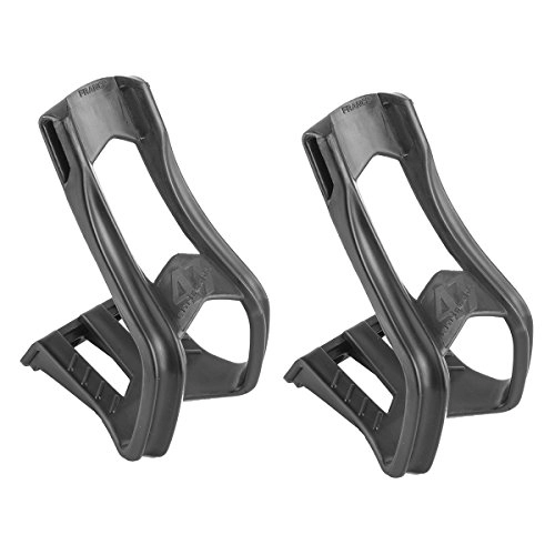 Mountain Bike Pedal : Zefal MTB Bicycle Toe Clips with Straps (Small / Medium)