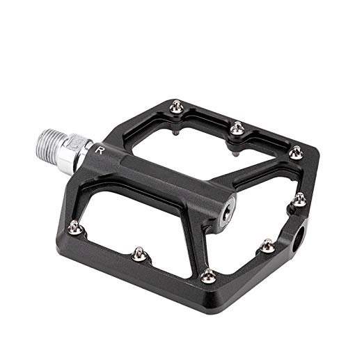Mountain Bike Pedal : ZEL Bicycle Pedals, Mountain Cycling Bike Pedals, Non-Slip Durable Ultralight Mountain Bike Flat Pedals, 3 Bearing Pedals, For Mountain, Bike, Bmx, Mtb, Road Bicycle