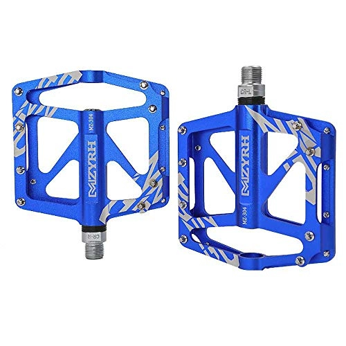 Mountain Bike Pedal : ZEYUE Bicycle Pedal, Road Bicycle Pedal, Aluminum Alloy Pedal, Folding Bicycle Pedal, Mountain Bike Bearing Pedal