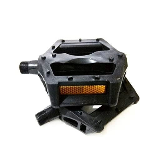 Mountain Bike Pedal : ZHANGJIN LINGJ SHOP Mountain Bike Pedal Ultra-light 4 Bearing MTB Bicycle Pedals 9 / 16in Compatible With Road Cycling Pedals Built In Reflective Strips (Color : 1 Pair)