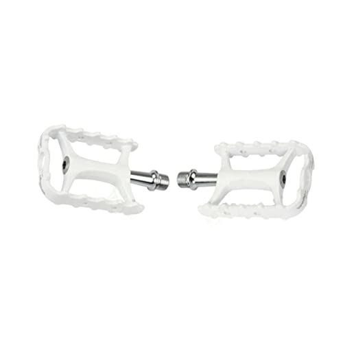 Mountain Bike Pedal : ZHIHUAN Xzhen Road Pedals DU Sealed Bearing Mountain Bike Pedal Compatible With MTB Pedals Ultralight Pedal 228g Cycling Pedals Xzhen (Color : White)