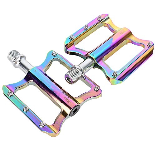 Mountain Bike Pedal : ZHIPENG Bicycle Cycling Bike Pedals, Self-Lubricating Bearings, More Wear-Resistant, Longer Service Life, High Compatibility, Compatible with Most Mountain Bikes And Road Bikes