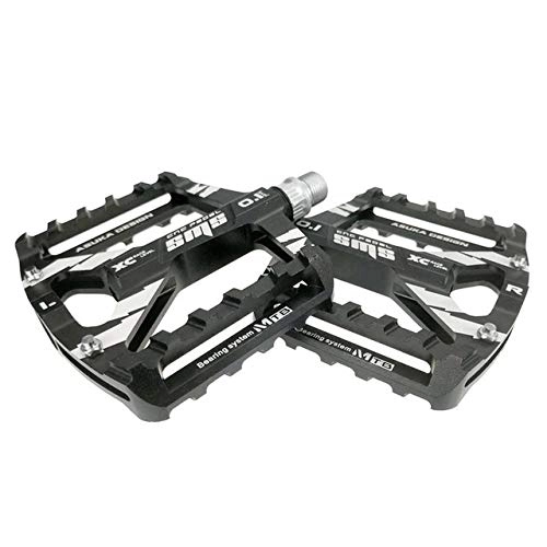 Mountain Bike Pedal : ZHIPENG Bicycle Pedal, Ultra-Light Aluminum Alloy with Sealed Bearing Comfortable for Folding Bicycle Mountain Bike - Bicycle Accessories, Black