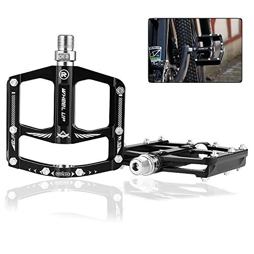 Mountain Bike Pedal : ZHIPENG Bike Pedals Bicycle Platform Aluminum Alloy Body, Surface Anodization Process, Ultra-Light, High-Strength, Sealed Bearing, Extended Service Life, Suitable for Mountain Bikes Etc