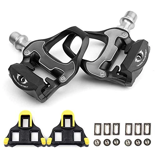 Mountain Bike Pedal : ZHRLQ Bike Pedal for SPD Non-Slip Bicycle Pedals, Adjustable Grip, Small / Large Sizes, Suitable for Mountain Bike, Sports Bike