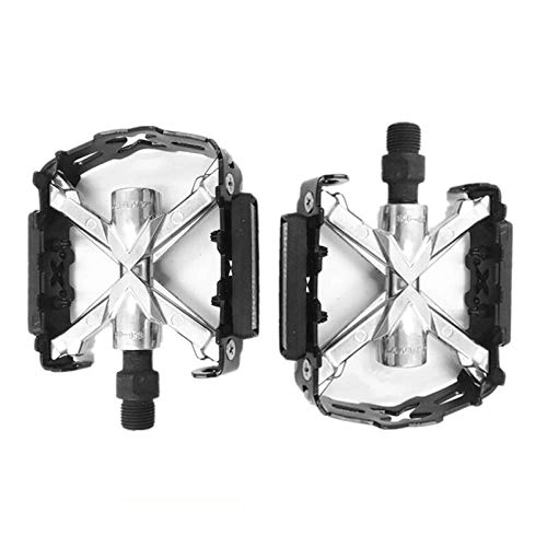 Mountain Bike Pedal : zhtt Pedals, Bicycle Cycling Bike Pedals, New Aluminum Antiskid Durable Mountain Bike Pedals Road Bike Hybrid Pedals.