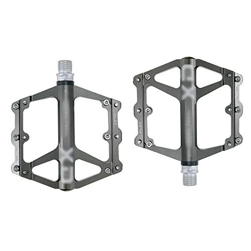 Mountain Bike Pedal : ZHUANYIYI Bike Pedal, Aluminum Alloy Rust Proof Dust Proof Bike Hybrid Pedals 9 / 16 Inch for BMX / MTB Platform Pedals Mountain Road Bike 1 Pair Cycling Accessories (Color : C)