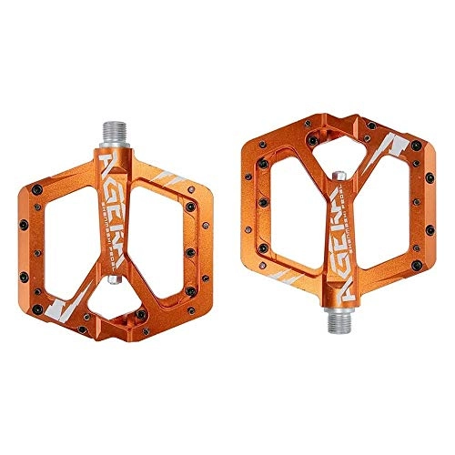 Mountain Bike Pedal : ZHUANYIYI Bike Pedal, CNC Machined Aluminum Alloy Super Bearing Hybrid Pedals for Mountain Bike Road Vehicles 1 Pair Cycling Accessories (Color : F)