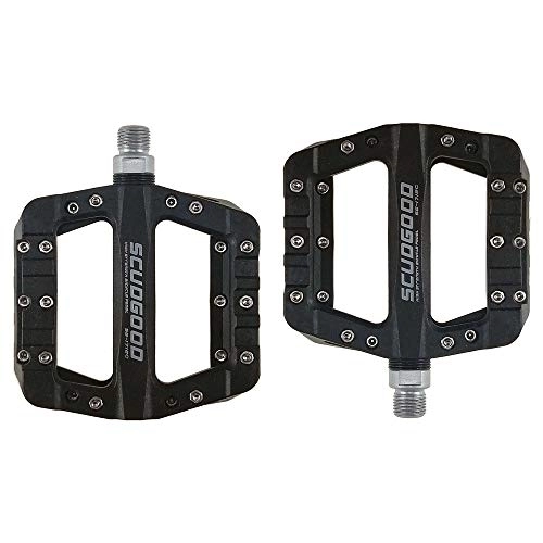 Mountain Bike Pedal : ZIQIDONGLAI Bike Pedals Mountain Bike Pedals 1 Pair Nylon Antiskid Durable Bike Pedals Surface For Road Bike 5 Colors (1712C) for Road, Mountain Bikes (Color : Cyan)