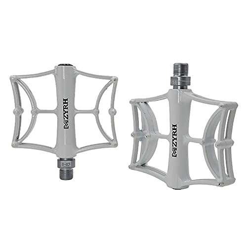 Mountain Bike Pedal : zjyfyfyf Bicycle Pedals Bicycle Cycling Bike Pedals 9 / 16 Inch With Sealed Anti-Slip Durable For Universal BMX Mountain Bike Road Bike Trekking Bike (Color : White)