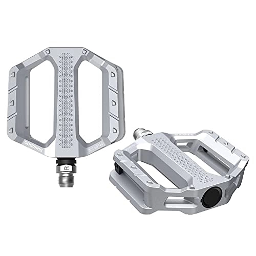 Mountain Bike Pedal : zjyfyfyf Bike Pedals Super Bearing Mountain Bike Pedals Sealed Bearing Anti-skid and Stable MTB Pedals for Mountain Bike BMX and Folding Bike (Color : Gray)