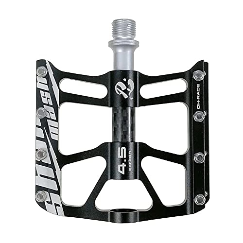 Mountain Bike Pedal : zjyfyfyf Bike Pedals Super Bearing Mountain Bike Pedals With Sealed Bearing Anti-skid And Stable Pedals For Mountain Bike And Folding Bike (Color : Black)
