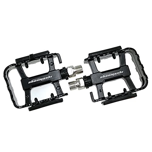 Mountain Bike Pedal : zjyfyfyf MTB Bike Platform Pedals 9 / 16 inch Aluminium Alloy Flat Cycling Pedals Sealed Bearing Axle for Mountain Road Accessories Bicycles