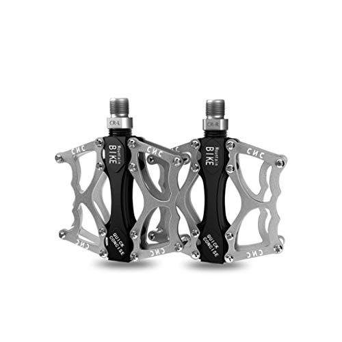 Mountain Bike Pedal : ZWWZ Bicycle Pedals, mountain Bike Pedals, cycling Accessories, aluminum Alloy Non-slip Bearing Pedals.