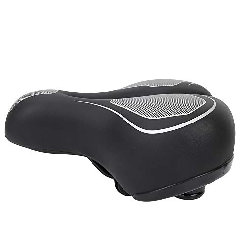 Mountain Bike Seat : , Easy To Install Ergonomic Design PU Leather Waterproof Shock Absorption Bike Saddle Replacement Wear Resistant for Mountain Bikes