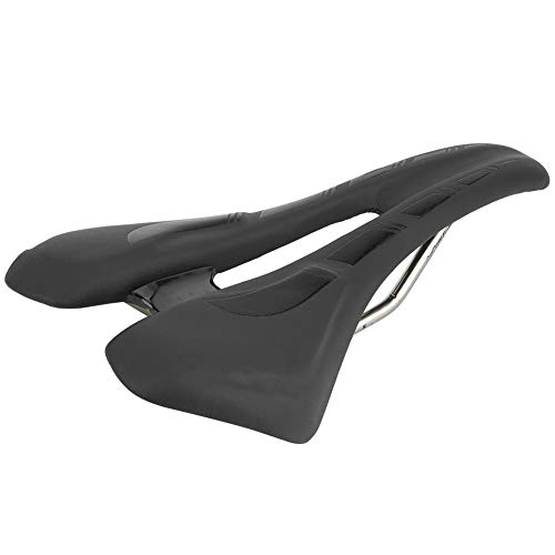 Mountain Bike Seat : 01 02 015 Bicycle Saddle, Breathable Hollow Design Ergonomic Bicycle for Mountain Bike for Cycling(black)