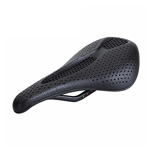 Mountain Bike Seat : 3D Full Carbon Fiber Bicycle Saddle For MTB Road Bike Seat Ultralight Breathable Comfortable Mountain Bicycle Seat Cushion (Color : 3D-1)