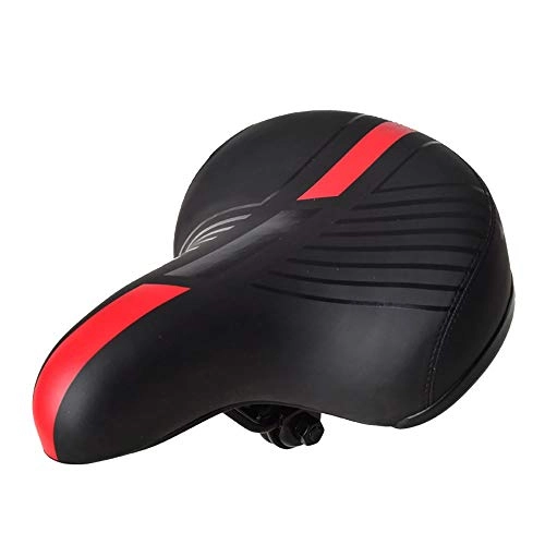 Mountain Bike Seat : AACXRCR Bike Seat / Bicycle Saddle Comfort Cycle Saddle Waterproof Soft Cycle Seat Suitable for Women and Men, Professional in Road Bike, Mountain Bike, Exercise Bike (Color : A)
