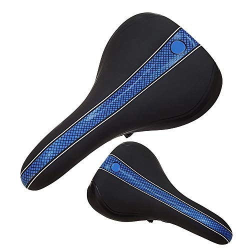Mountain Bike Seat : AACXRCR Comfortable Bike Saddle, Mountain Bicycle Seat Profession Road MTB Bike Seat Outdoor Or Indoor Cycling Cushion Pad Universal Replacement for Men Women / Indoor-Outdoor (Color : C)