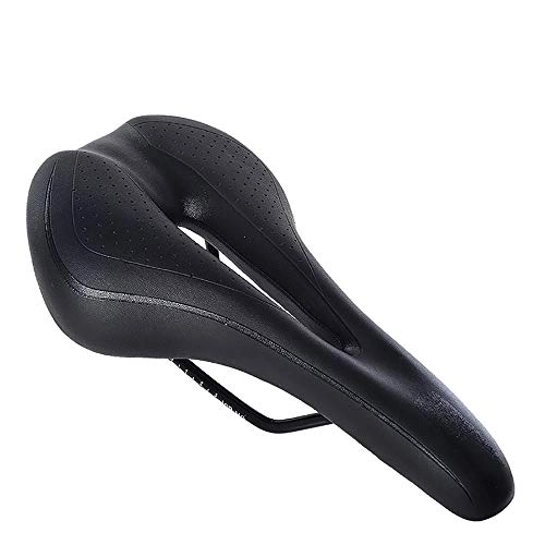 Mountain Bike Seat : AACXRCR Comfortable Bike Seat-Gel Waterproof Bicycle Saddle with Central Relief Zone and Ergonomics Design for Mountain Bikes, Road Bikes, Men and Women for Indoor / Outdoor Bikes