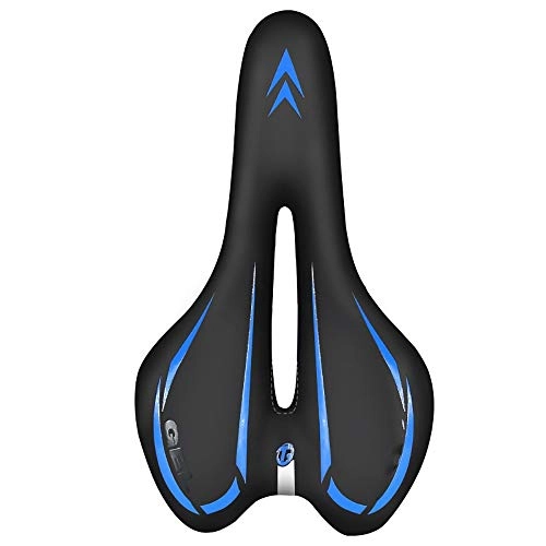 Mountain Bike Seat : AACXRCR Comfortable Bike Seat- Waterproof Bicycle Saddle with Central Relief Zone and Ergonomics Design for Mountain Bikes, Waterproof Breathable Road Bikes, Men and Women