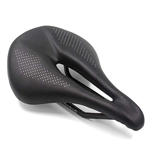 Mountain Bike Seat : AACXRCR Professional Bike Seat, Suspension Gel Bike Saddle Breathable with Central Relief Zone Comfortable Bicycle Seat Ergonomics Design Fit Mountain Bike Road Bike (Size : 143MM)