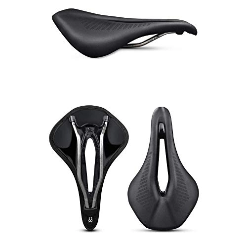 Mountain Bike Seat : ADSE Bike Saddle - Memory Sponge Bike Saddle Mountain Bike Seat Breathable Comfortable Cycling Seat Cushion Pad with Central Relief Zone