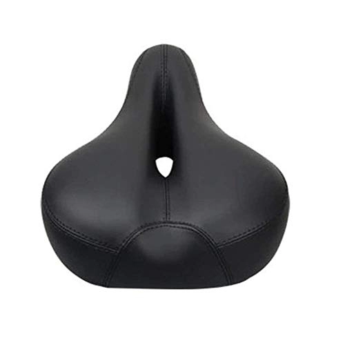 Mountain Bike Seat : ADSE City Bicycle Saddle Soft Road Bike Seat Cover Comfortable Foam Seat Cushion All Black Mountain Cycling Saddle for Bicycle Bike Accessories