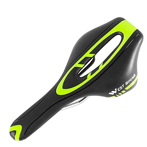 Mountain Bike Seat : AJH Bicycle Seat Rider Bicycle Seat Mountain Bike Soft Saddle Hollow Breathable Comfort Thickened Dead Fly Bicycle Accessories