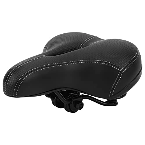 Mountain Bike Seat : Alomejor Bike Seat Cover Mountain Bike Padded Saddle Comfort Hollow Saddle Cushion Wide Breathable Seat Pad for Mountain Bicycle