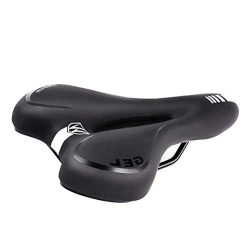 Mountain Bike Seat : Amosfun Durable MTB Seat Thicken Mountain Bike Seat Bike Saddle MTB Saddle Cycling Sports Cushion Bike Pad (Black)