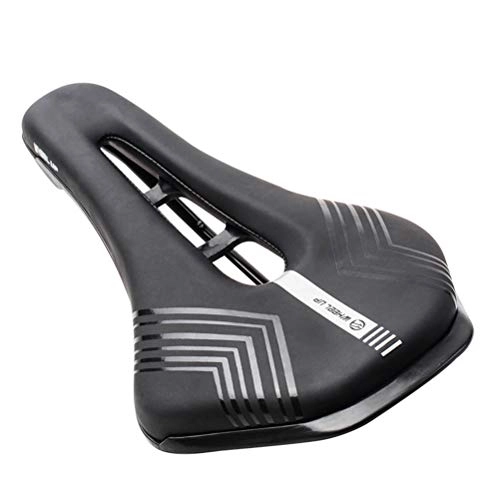 Mountain Bike Seat : Amosfun Thicken Mountain Bike Seat PU Bike Saddle MTB Saddle Cycling Sports Cushion Bike Pad (Black)