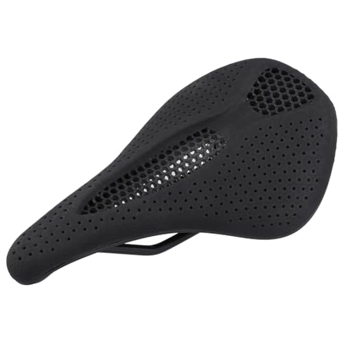 Mountain Bike Seat : AMZLORD Breathable Mountain Cushion Shock Absorption 3D Printing Ultralight Saddle for Men Women Long Distance Cycling