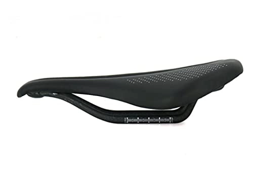 Mountain Bike Seat : ANGGE bike seat Carbon Cushions MTB / Road Super Light 120g Leather Carbon Saddle 143mm / 155mm