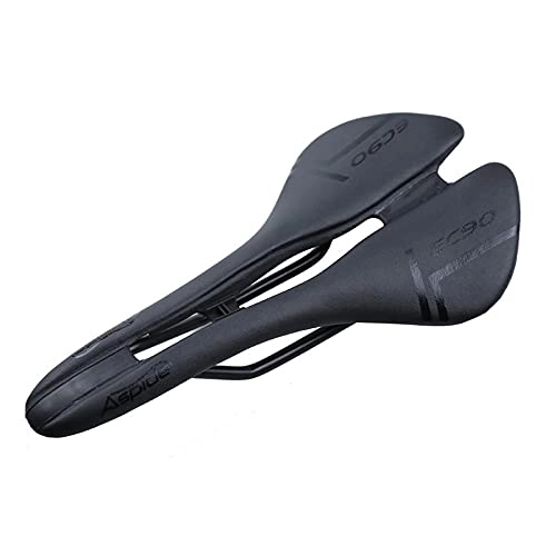 Mountain Bike Seat : ANGGE bike seat MTB Road Bike Saddle Full Leather Soft Leather Cycling Seat For Men Soft Comfort Ultralight Cushion Bicycle Parts