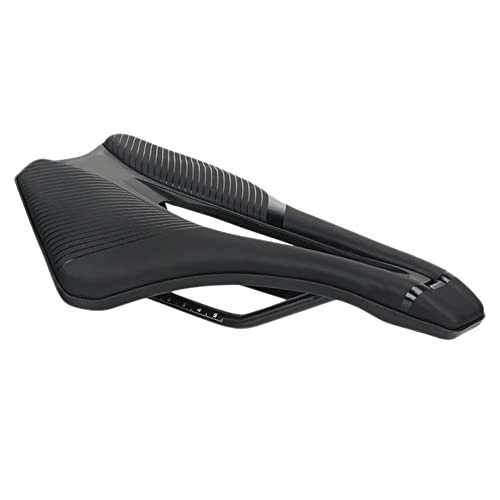 Mountain Bike Seat : AOZAX Bicycle saddle Bicycle Soft Thick Saddle Mountain Road Bike Cycling Wide Seat Cushion Hollow Road / MTB Bike Carbon Saddle Comfortable and stable (Color : Black)