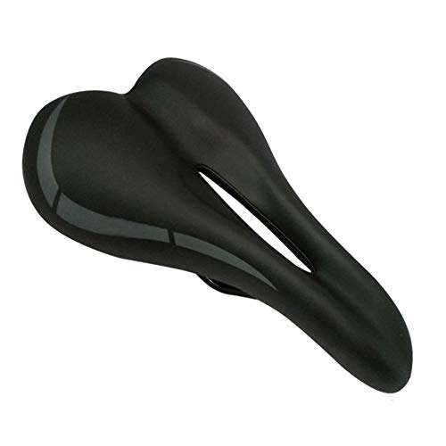 Mountain Bike Seat : AZZSD Mountain Bike Saddle Hollow Comfortable Thick Cushion Bicycle Long Distance Travel Hole Cushion Riding Essential Bicycle Essential