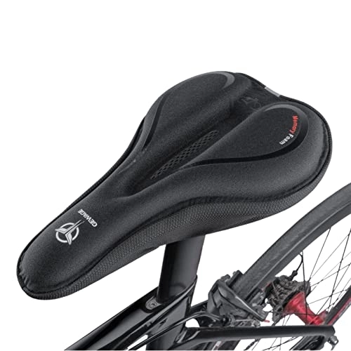 Mountain Bike Seat : backlight 10 Pcs Bicycle Seat Cushion | Reflective Shock-absorbing Padded Bicycle Seat - Comfort Bicycle Saddle Replacement Padded Fit for Stationary Exercise Indoor Mountain Road Bikes