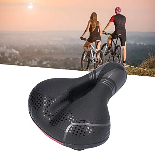 Mountain Bike Seat : banapoy Bicycle Seat Saddle Cushion Pad, Shock Absorption Ergonomic Enlarged Rear Wing Design Bicycle Seat Cover Comfortable for Cycling for Mountain Bike
