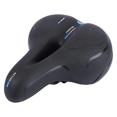 Mountain Bike Seat : BESPORTBLE Bike Seat Covers Bicycle Seat Saddle Blue Padded Mountain Bike Seat Riding Cushion for Electric Bicycle MTB Universal Fit