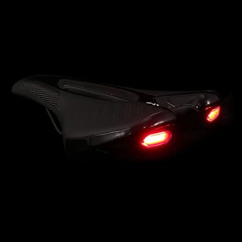 Mountain Bike Seat : BESPORTBLE Bike Seat Light Outdoor PU Cycling Seat Mountain Bike Seat Cover Shockproof Bike Saddle Breathable 3D Bike Seat Cover for Indoor Outdoor Cycling Black